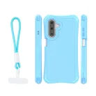 Samsung Galaxy A17 4G / A17 5G / A26 5G SafePop pántos kék tok