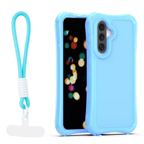 Samsung Galaxy A57 5G Safepop pántos kék tok