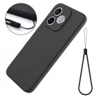 Honor 600 Lite szilikon ütésálló telefontok (fekete) tok