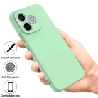 Honor 600 Lite szilikon teljes fedésű ütésálló telefontok (zöld) tok