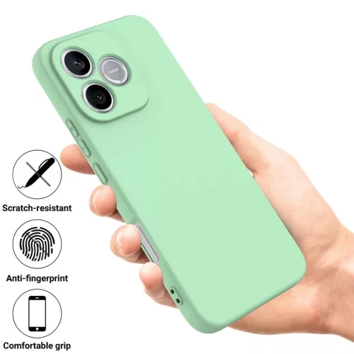 Honor 600 Lite szilikon teljes fedésű ütésálló telefontok (zöld) tok