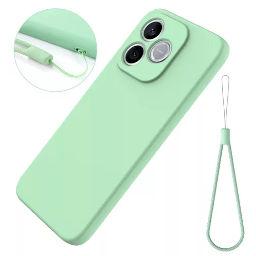 Honor 600 Lite szilikon teljes fedésű ütésálló telefontok (zöld) tok