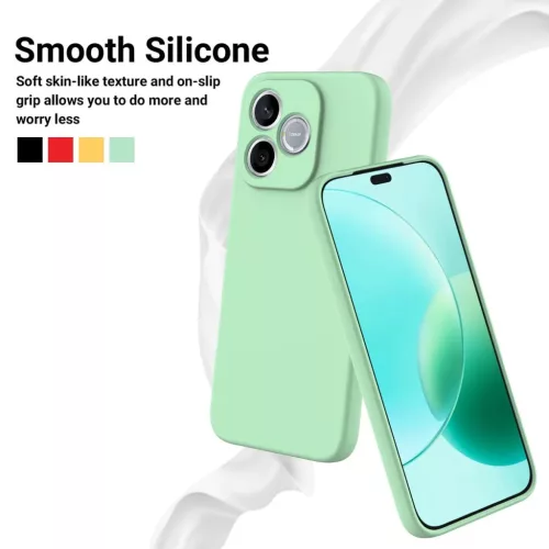 Honor 600 Lite szilikon teljes fedésű ütésálló telefontok (zöld) tok