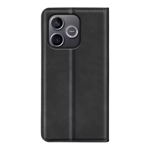 Honor 600 Lite retro mintás mágneszáras bőr fliptok fekete tok
