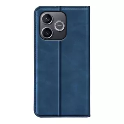   Honor 600 Lite retró mintás mágneszáras műbőr fliptok (sötétkék) tok