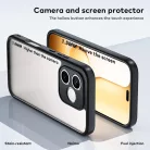 Honor 600 Lite Magsafe hibrid TPU és PC telefontok (matt fekete) tok