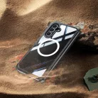 Samsung Galaxy A57 5G készülékhez RedPepper edzett üveges MagSafe telefontok (fekete) tok 360 fokos védelem