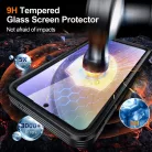 Samsung Galaxy A57 5G készülékhez RedPepper edzett üveges MagSafe telefontok (fekete) tok 360 fokos védelem