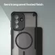 Samsung Galaxy A57 5G Armor Glaze MagSafe mágneses telefontok (fekete) tok