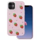 iPhone 11 Eper rózsaszín tok