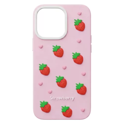 iPhone 11 Eper rózsaszín tok