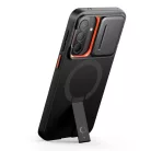 Samsung Galaxy A57 5G Tech-Protect Kevlar Aura MagSafe fekete/narancssárga tok