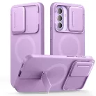 Samsung Galaxy A57 5G Tech-Protect Kevlar Aura MagSafe lila tok