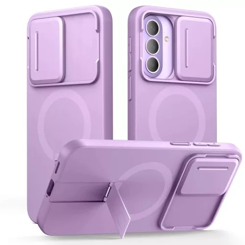 Samsung Galaxy A57 5G Tech-Protect Kevlar Aura MagSafe lila tok