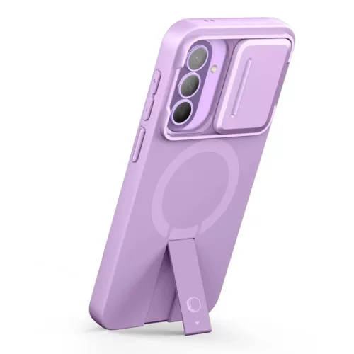 Samsung Galaxy A57 5G Tech-Protect Kevlar Aura MagSafe lila tok