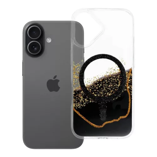 iPhone 17 Golden MagSafe-kompatibilis fekete tok