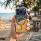 iPhone 17 arany Golden MagSafe kompatibilis tok