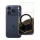 iPhone 17 Pro Golden MagSafe kompatibilis fekete tok