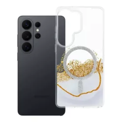   Samsung Galaxy S26 Ultra Golden MagSafe kompatibilis fehér tok