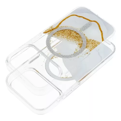 iPhone 17 Pro Arany MagSafe-kompatibilis fehér tok