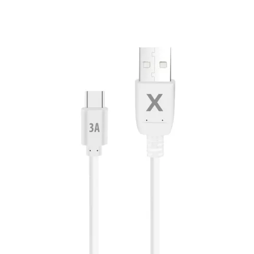 Maxlife USB-A - USB-C kábel 1,5 m 3A fehér