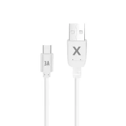 Maxlife USB-A - USB-C kábel 2,0 m 3A fehér