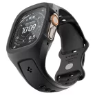 Apple Watch Ultra 1 / 2 / 3 (49 mm) Spigen Liquid Air Pro fekete tok és edzett üvegfólia