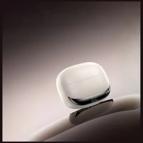AWEI TA19 ANC Bluetooth 6.0 TWS vezeték nélküli fülhallgató töltőtokkal bézs