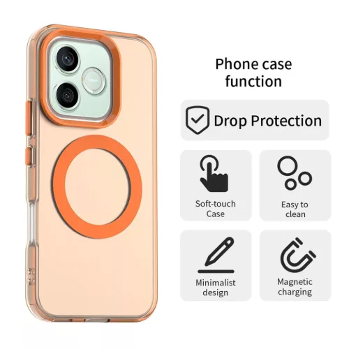 Honor 600 Lite Narancs Techsuit CandyCase MagSafe tok