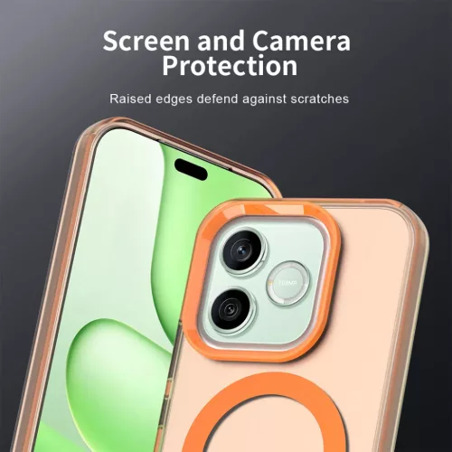 Honor 600 Lite Narancs Techsuit CandyCase MagSafe tok
