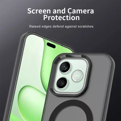 Honor 600 Lite Fekete Techsuit - CandyCase MagSafe tok