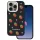 iPhone 14 Pro / 15 Pro 6,1" fekete eper tok