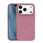 iPhone 15 6,1" rózsaszín szilikon vékony Mag tok