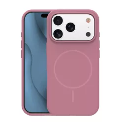 iPhone 16 Szilikon Vékony Mag rózsaszín tok