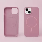 iPhone 16 Szilikon Vékony Mag rózsaszín tok