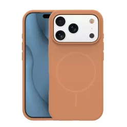 iPhone 17 Pro Max Karamell szilikon vékony MagSafe tok
