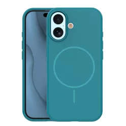 iPhone 17 Szilikon Thin Mag türkiz tok