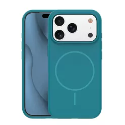 iPhone 17 Pro Max Szilikon Vékony Mag türkiz tok