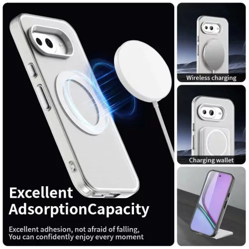 Google Pixel 10a Fehér Techsuit - CandyCase MagSafe tok