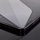 2 darab teljes képernyős edzett üveg kerettel, tokbarát Wozinsky teljes ragasztású iPhone 15 Pro üvegfólia - fekete
