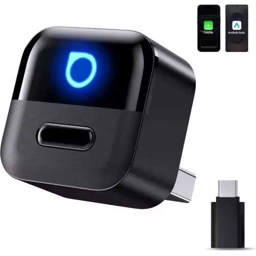 Vezeték nélküli Carplay / Android Auto Adapter Ottocast Mini Pico Style A iPhone / Android sorozathoz, Fekete CA525-T