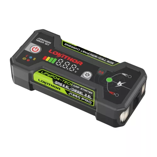 LOKITHOR J1350 Pro 12V 1350A autós indítóakkumulátor