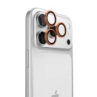 iPhone 17 Pro / iPhone 17 Pro Max Narancssárga Torras Lensguard kamera védő üvegfólia