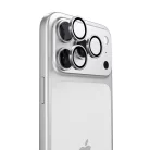 iPhone 17 Pro / iPhone 17 Pro Max Ezüst Torras - Lensguard kameravédő üvegfólia