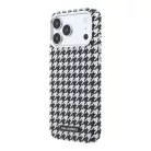 iPhone 17 Pro Max Fekete Karl Lagerfeld PU Pepita Minta Resin Plate MagSafe tok