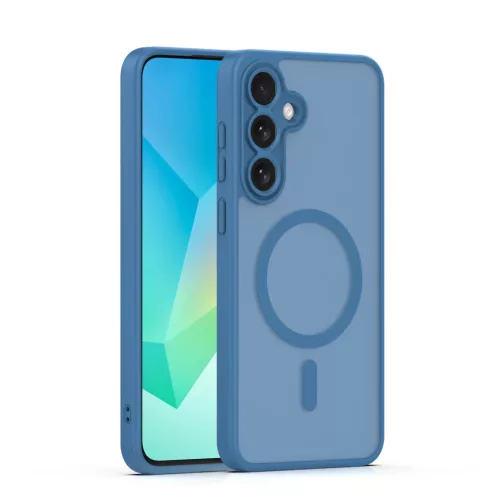 Samsung Galaxy S26 sötétkék Mag Matt kameravédős tok