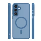 Samsung Galaxy S26 sötétkék Mag Matt kameravédős tok