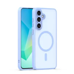 Samsung Galaxy S26 Mag Matt világoskék kameravédős tok