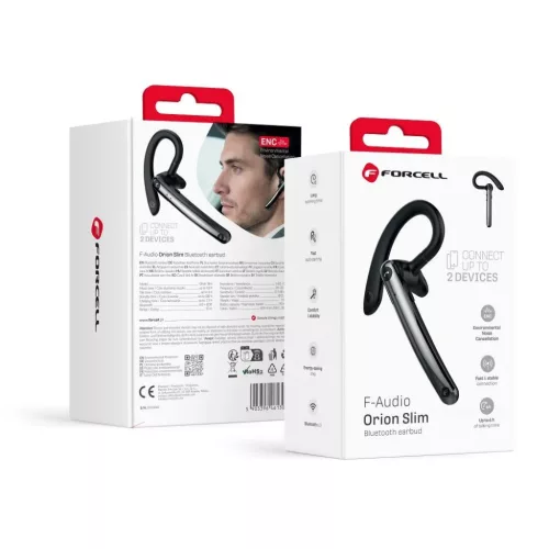 FORCELL Orion Slim fekete vezeték nélküli mono headset
