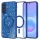 Samsung Galaxy A57 5G Mélykék Techsuit - Luxus Csillogó MagSafe tok